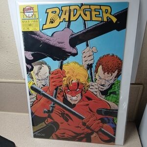 Marvel Comic Cover with Red and Yellow Highlights